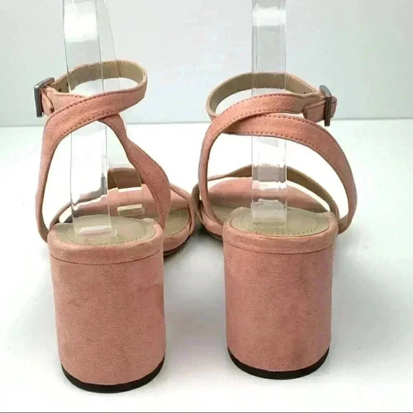 Charles Charles David heels size 8 pink faux suede - Picture 4 of 15